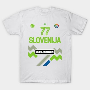 Luka Doncic Slovenia Jersey Fan Design T-Shirt
